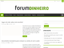 Tablet Screenshot of forum-dinheiro.com